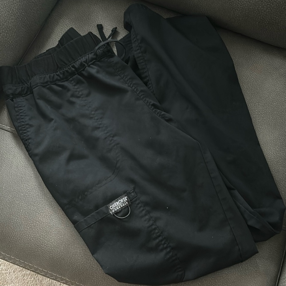 Black Cherokee scrub pants- medium